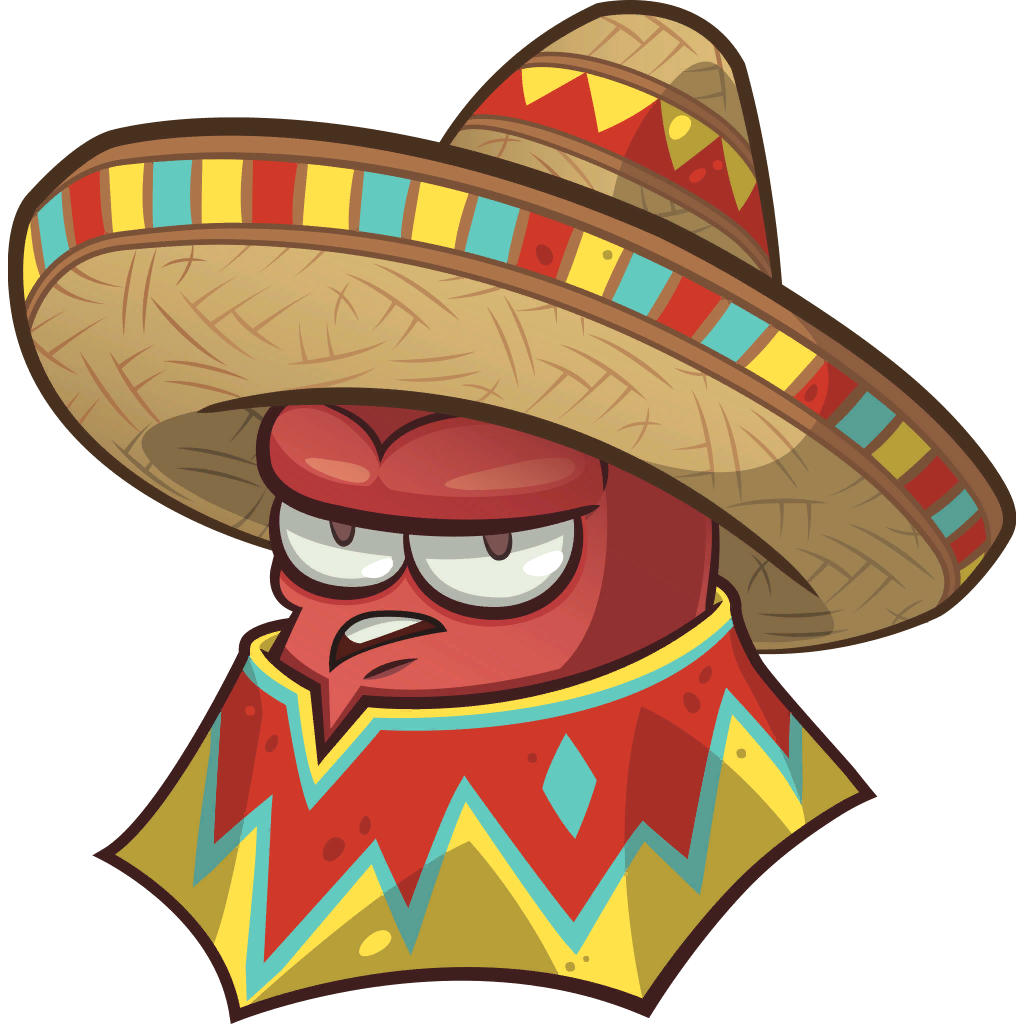 The boss icon for the Super Chili Bean