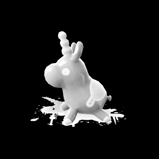 Paintable Balloonicorn paint bomb.