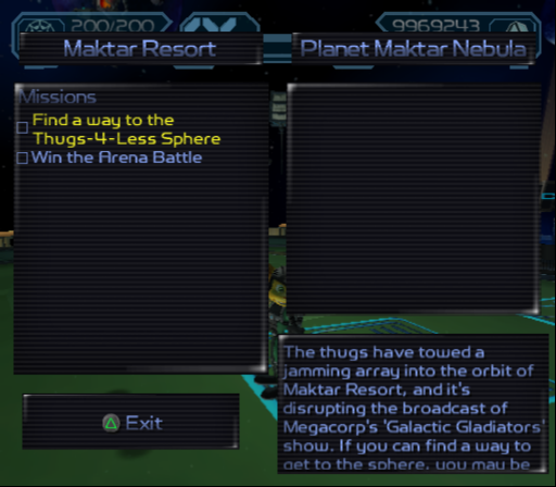 Ratchet2_EarlyDemo_MenuMissionScreen.png