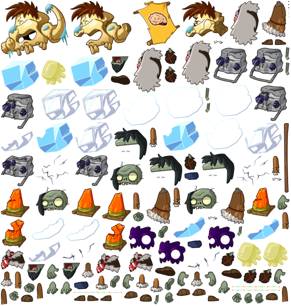 Mammoth-Head Zombie Sprites Mammoth-Head Zombie Sprites