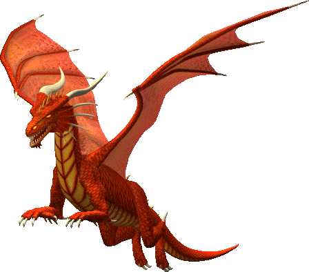 Big Red Dragon render