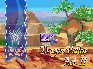 Like in Sonic 3 and Knuckles, there's a seamless transition to the second act and the character starts from where they left off.