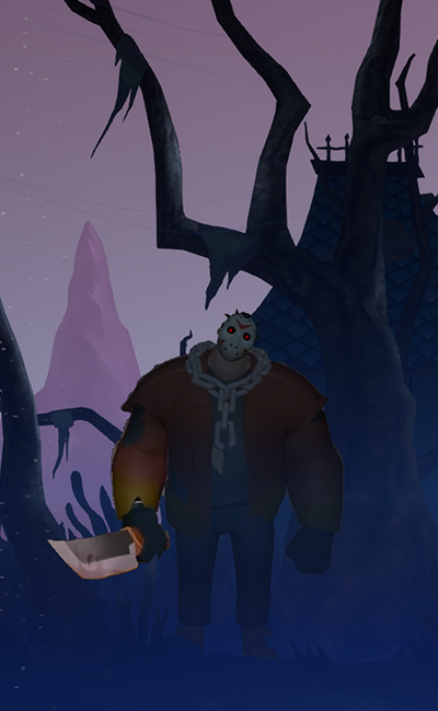 Icon for Jason's rift, which shows off his placeholder model with red eyes, something that ended up cut from the final model and can be seen in other footage
