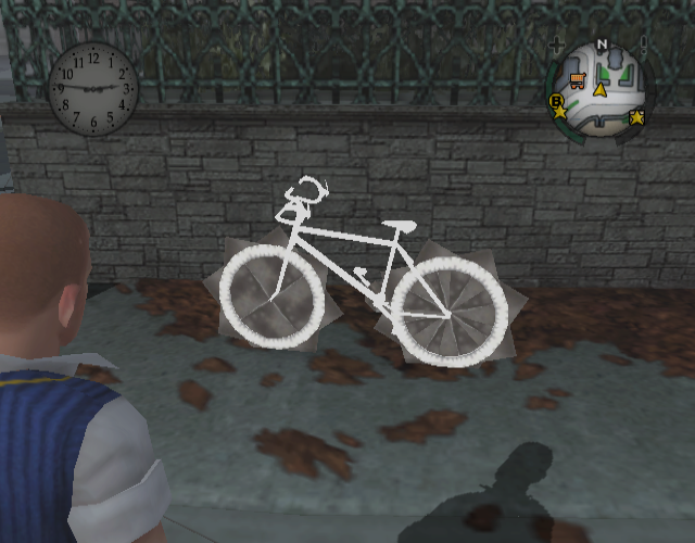 Racer bike missing its textures. Racer bike missing its textures.