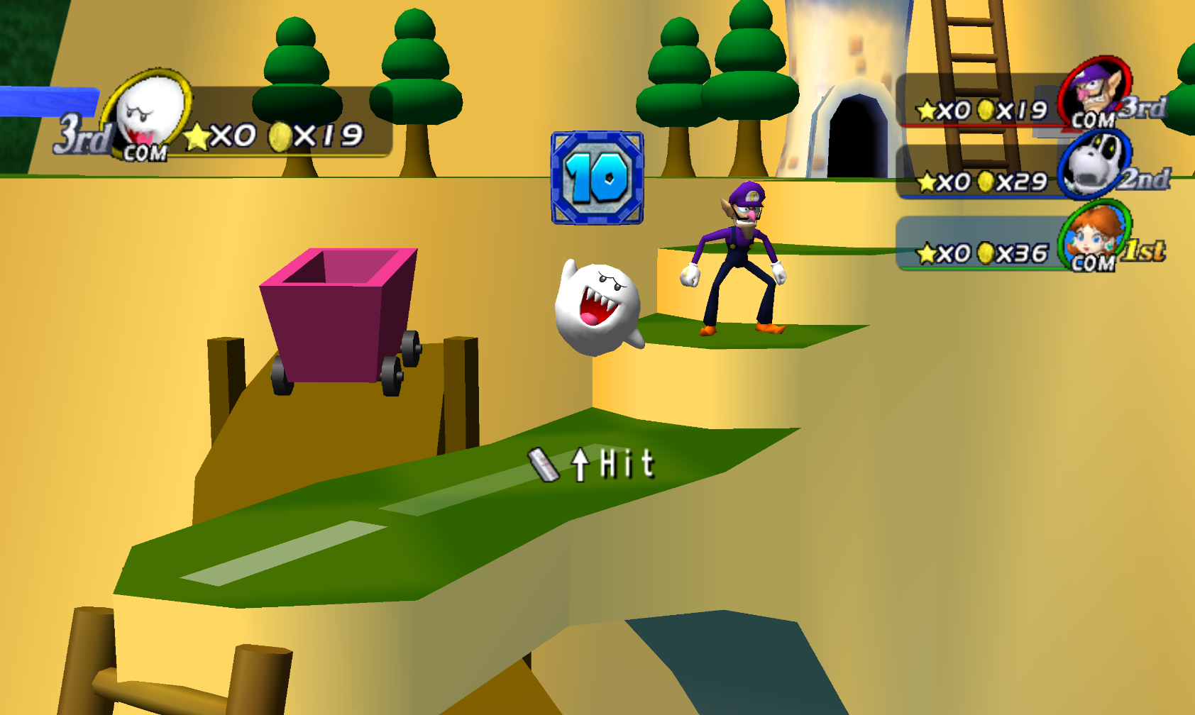 He can reach it... almost!