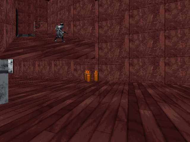 Rendering problem when the player approaches a mirror in 640x480 mode.