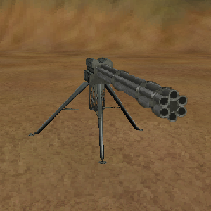 A high Minigun emplacement. A high Minigun emplacement.