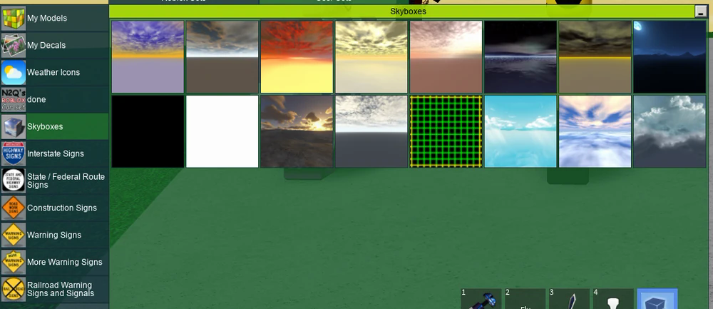 Roblox sets viewed through the Insert Tool. Roblox sets viewed through the Insert Tool.
