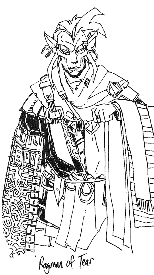 The Ragman of Tear. Tear is a city located on the Mainland of Morrowind.