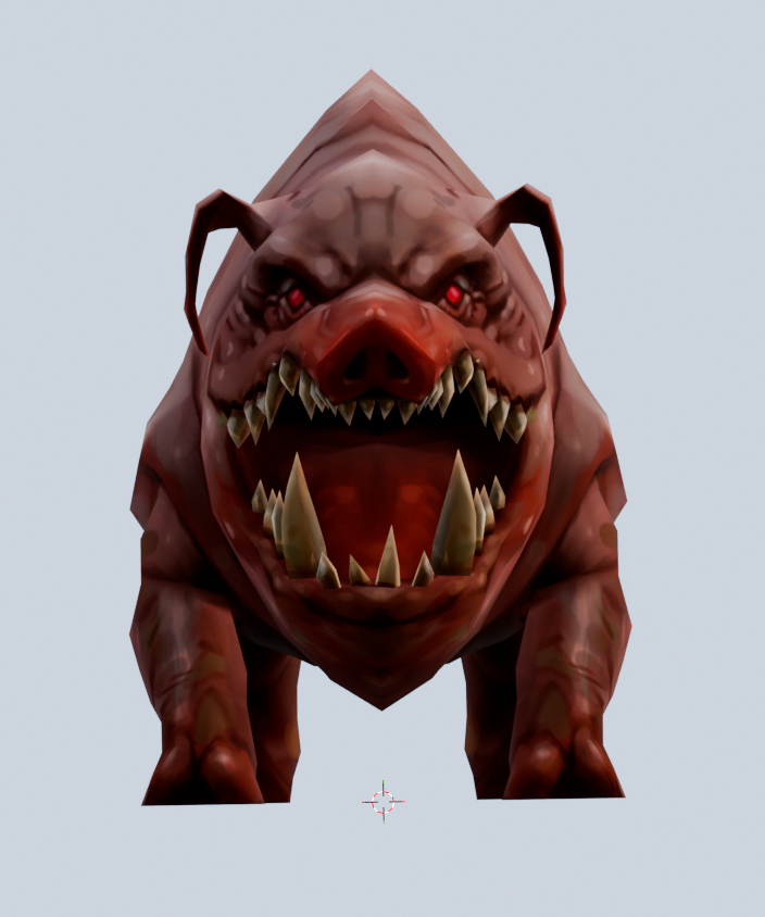 Demonic pig Demonic pig