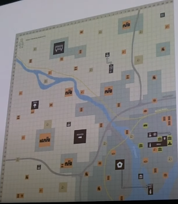 Developer map. Note Rivet City oriented north-south closer to the Jefferson Memorial, and the taft tunnel connecting it to the Citadel. Developer map. Note Rivet City oriented north-south closer to the Jefferson Memorial, and the taft tunnel connecting it to the Citadel.