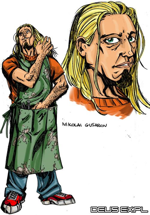 Nikolai Gusarov, unknown cut character.