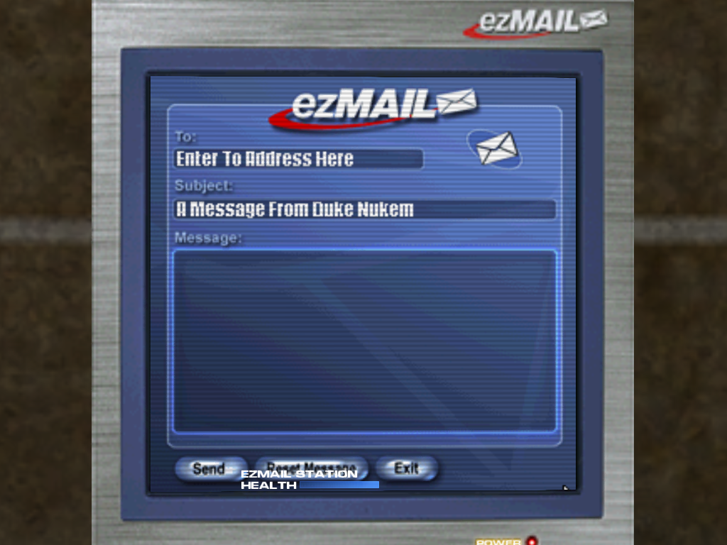 Email composition screen without any emails in the inbox.