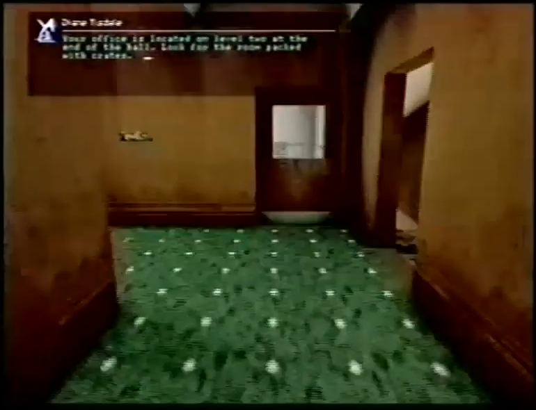 07:42 Ditto. "Your office is located on level two at the end of the hall, look for the room packed with crates."