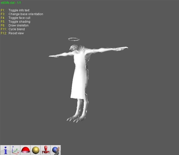 The prototype Affinity. Notice how its halo is a traditional angel halo, rather than a stylized design.