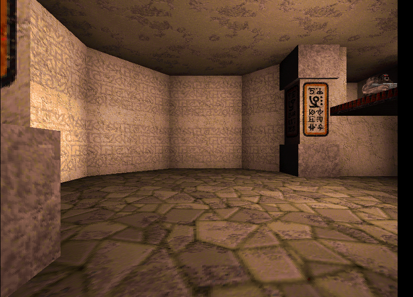 The smaller octagon room. The smaller octagon room.