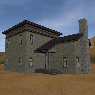 A Victorian-style building. A Victorian-style building.