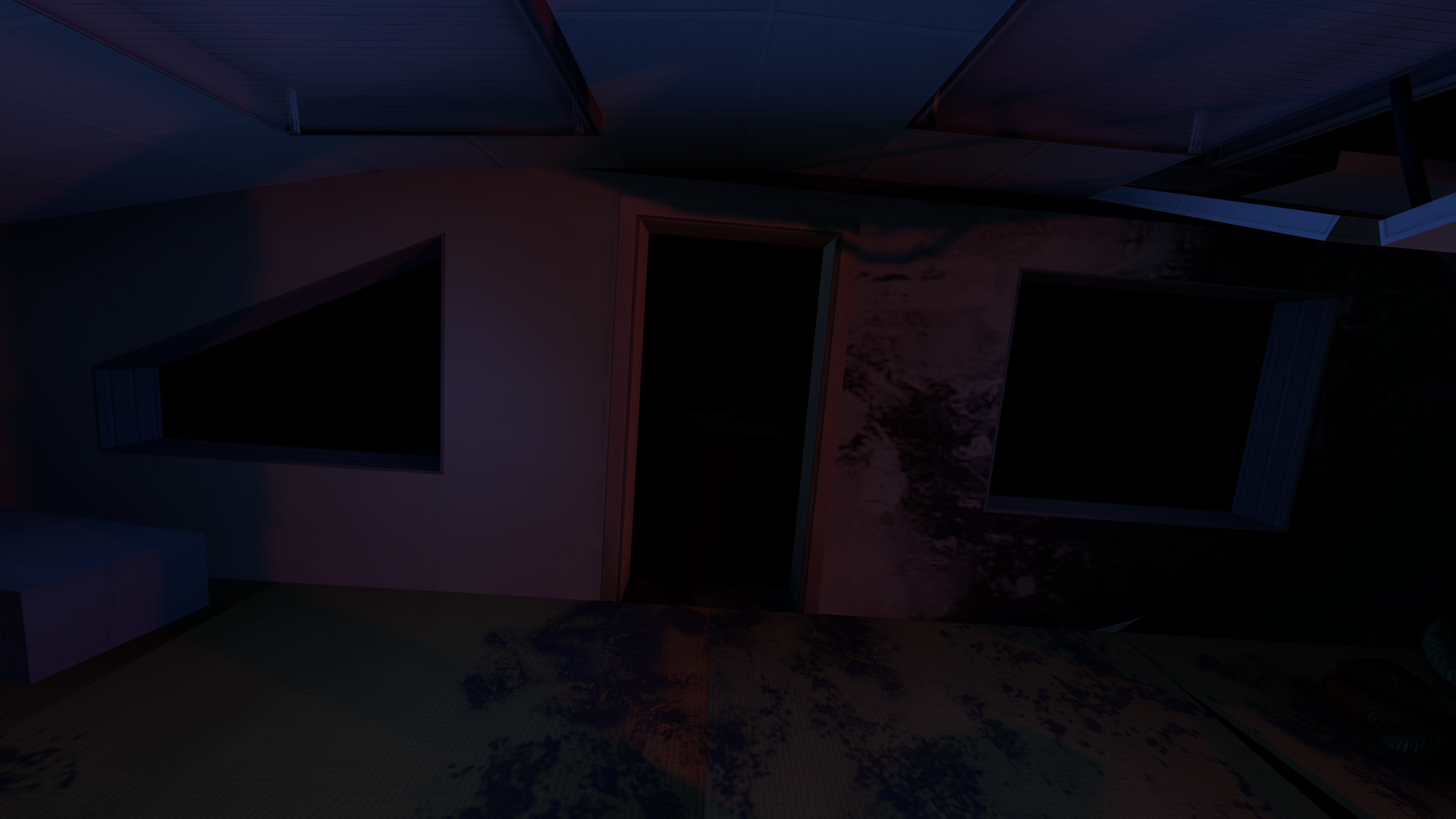 The door that blocks access to the area.