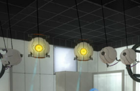 Hover turret