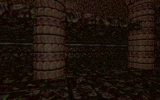 The area under the second floor.