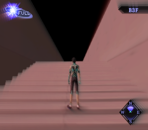Starts at these stairs. Starts at these stairs.