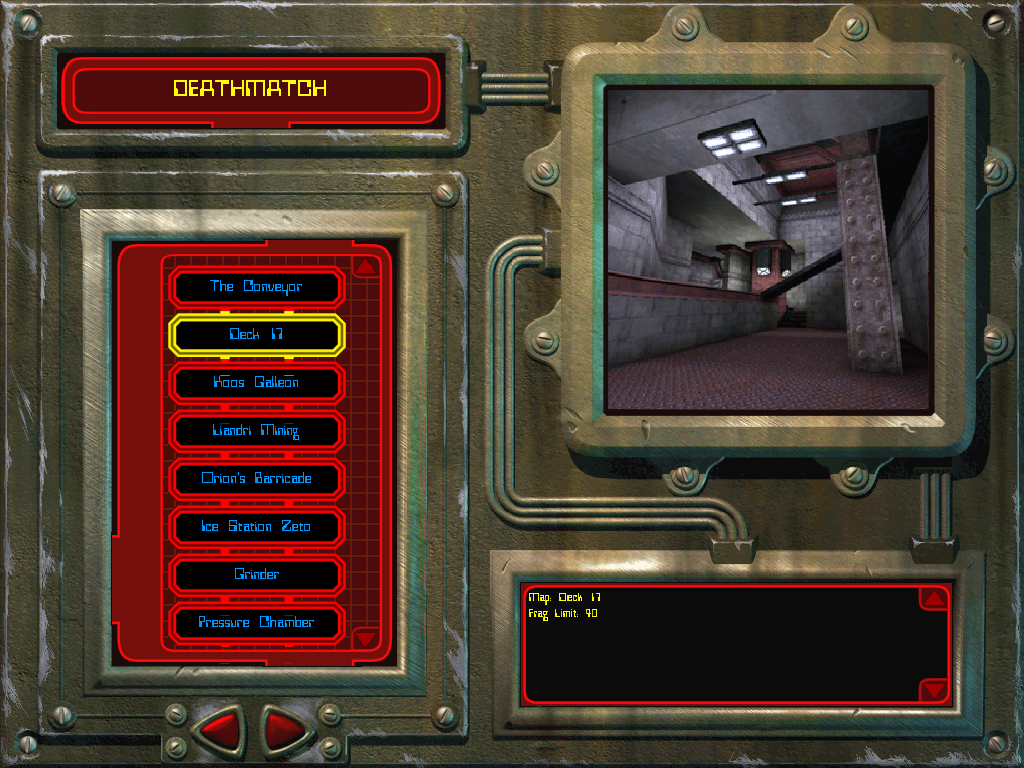 Looking at Deck 17 in the Deathmatch ladder.