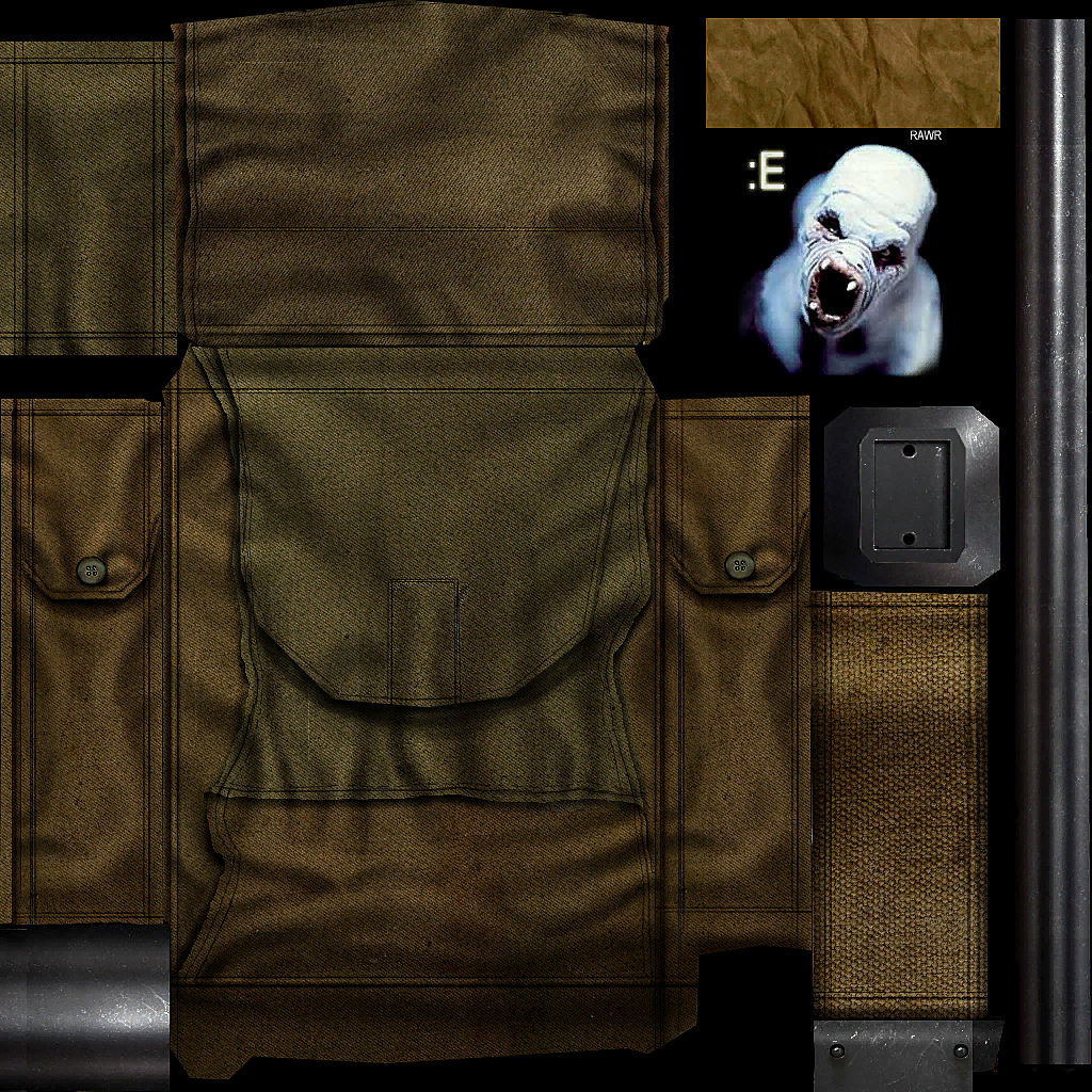 Monster on the Satchel Charge's texture.