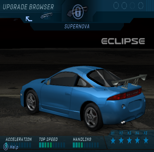 Supernova on Eclipse with fully carbon fiber texture. Supernova on Eclipse with fully carbon fiber texture.