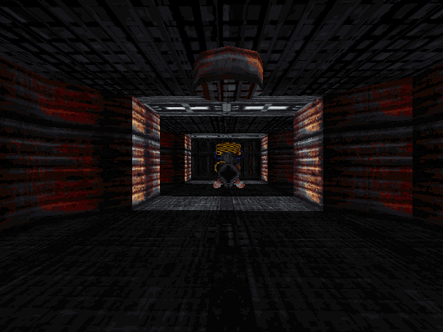 Turret in front of the door. Turret in front of the door.