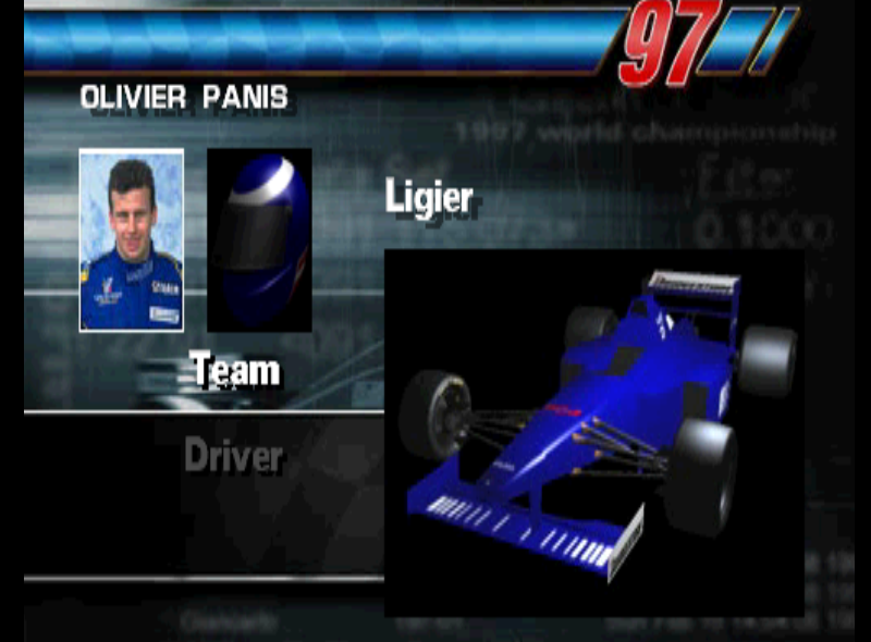 The Prost team is called Ligier, their former name.