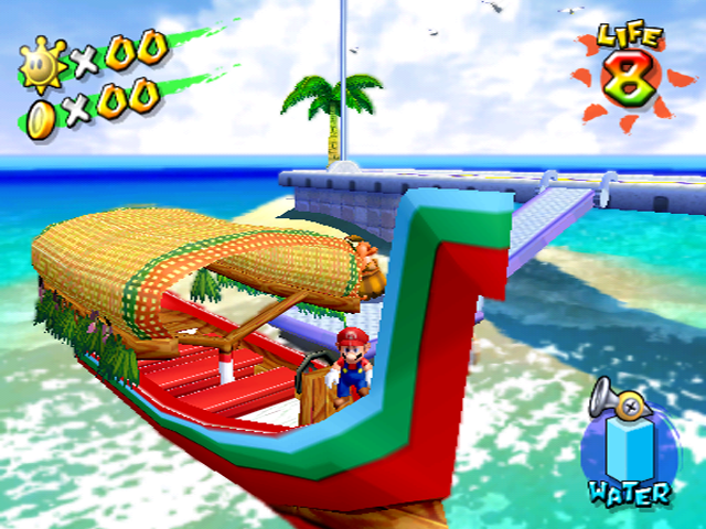 The boat is of a different design. There was an early boat design discovered in the game files, however this design is even earlier than that!