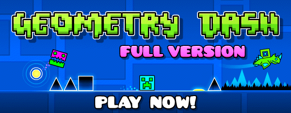 A promo image for Geometry Dash.