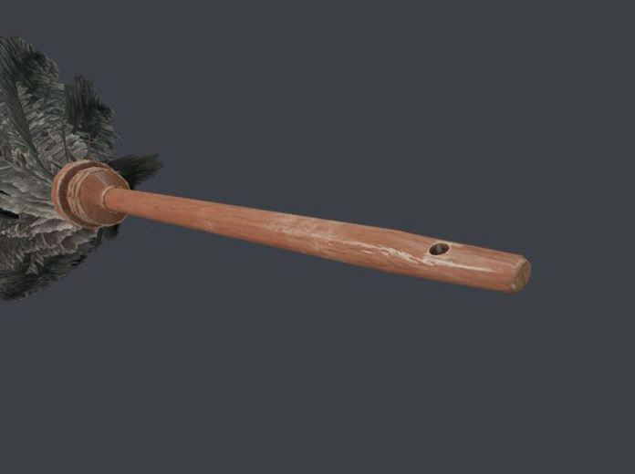 A Feather Duster from the Isle of Sgail that has lighting issues and is out of shot slightly.