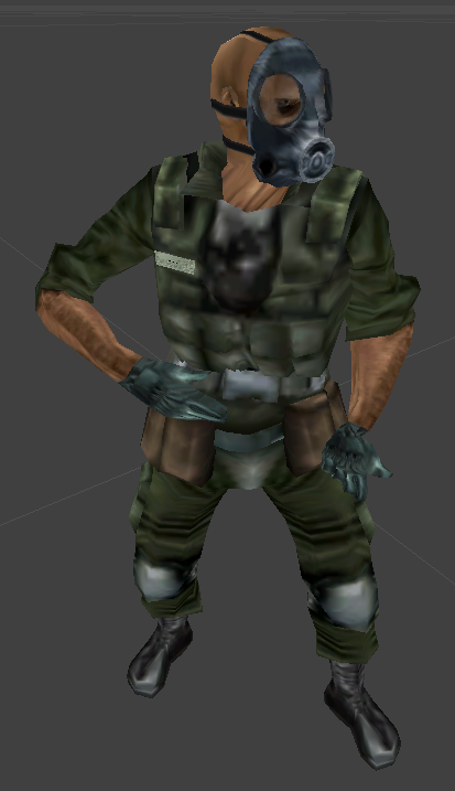 Soldier_Black (Note 2.1 has strangely blurry textures for unknown reasons.) Soldier_Black (Note 2.1 has strangely blurry textures for unknown reasons.)
