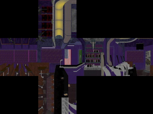 The same area after an art pass The same area after an art pass