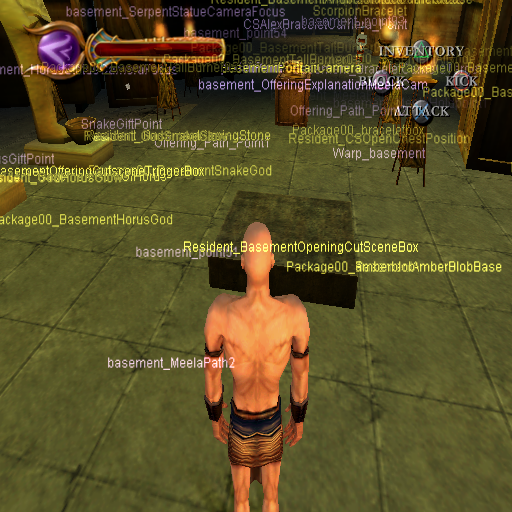 Show Object Names enabled. Show Object Names enabled.