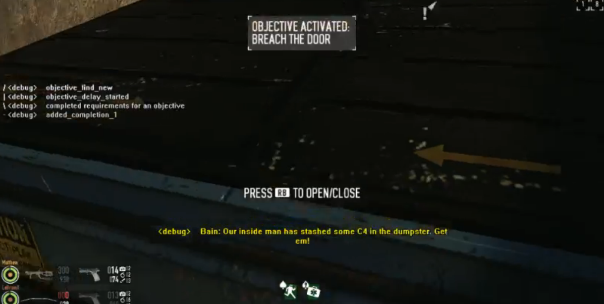 There isn't an "Inside Man" in Slaughterhouse in Payday 2, so this goes totally unused. It doesn't make sense anyway, as the C4 is disguised within the dumpster.