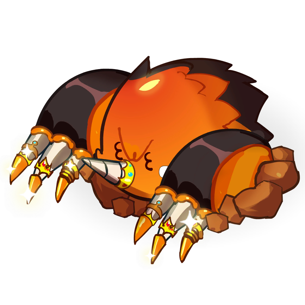 Scrapped boss resembling a mechanical mole.