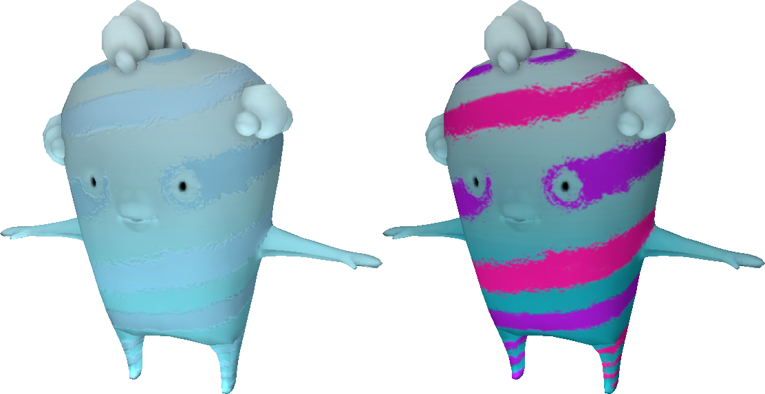A render of both the final (left) and the unused variant (right). A render of both the final (left) and the unused variant (right).