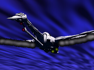 Cygnus, underside from front. Cygnus, underside from front.