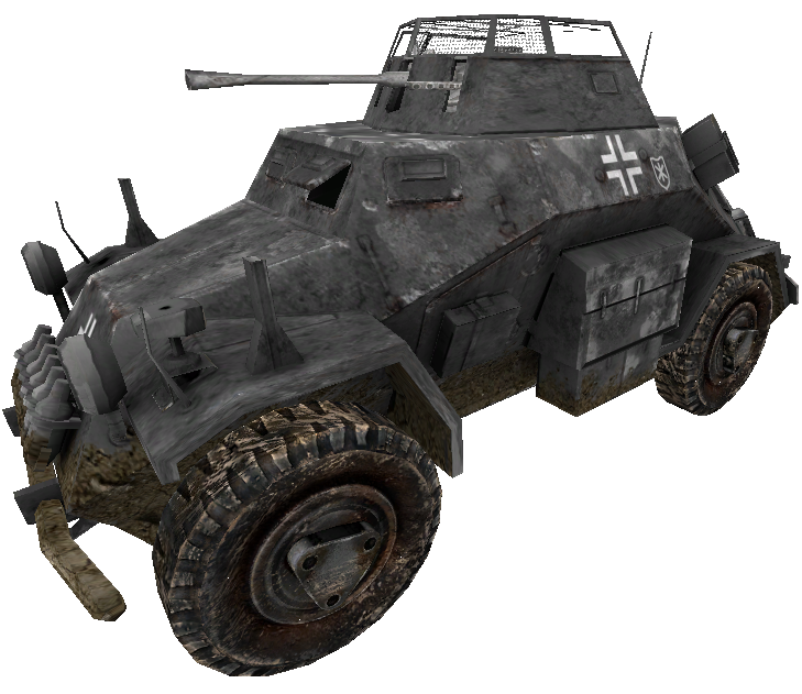 The Sd. Kfz. 222 default model.