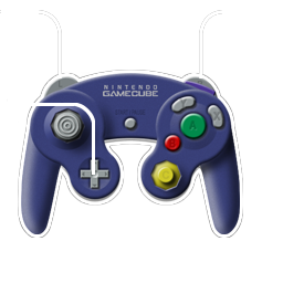An alternate GameCube control layout.
