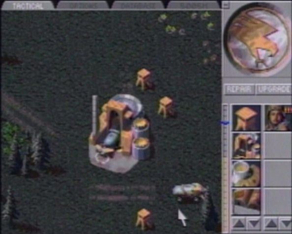 🎞️ Harvester unloading. In this version, a hole appears in the refinery above the harvester when it unloads. 🎞️ Harvester unloading. In this version, a hole appears in the refinery above the harvester when it unloads.
