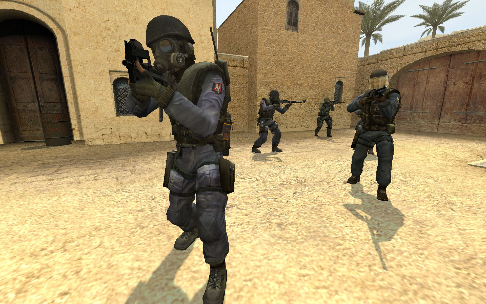SAS model on de_dust.