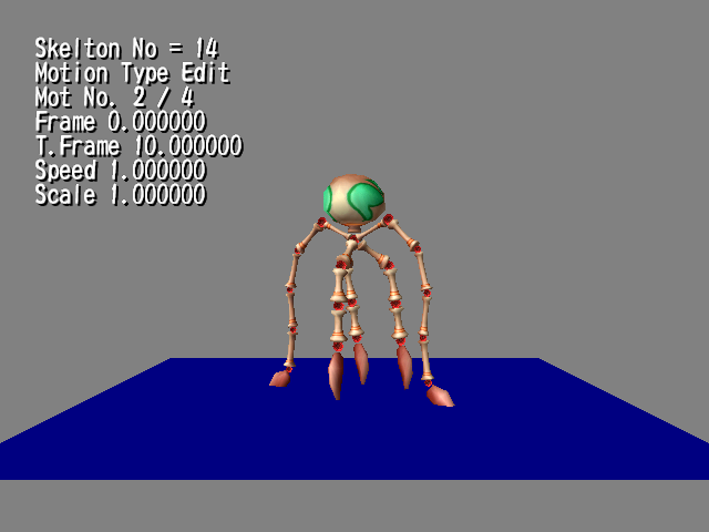 Octopod Skeleton