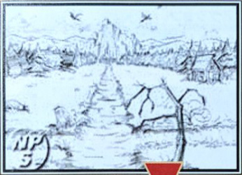 The crossroads in Tazmily. The crossroads in Tazmily.