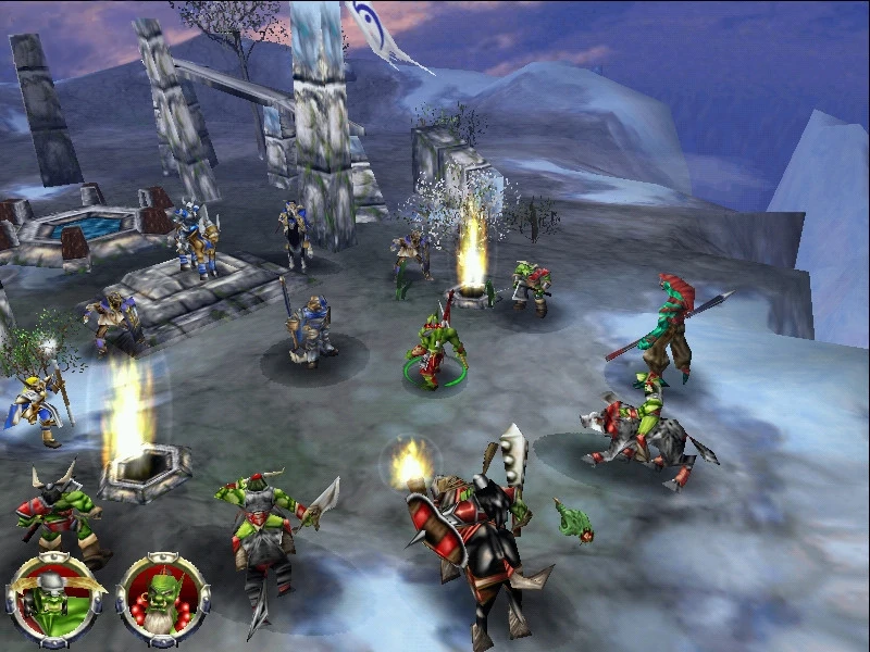 Near the Knight, notice the two unidentified human units. Near the Knight, notice the two unidentified human units.
