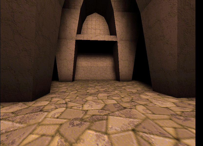 Standing in the center of the burial chamber. Standing in the center of the burial chamber.