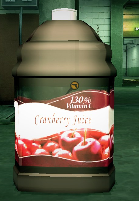 The Cranberry Juice.