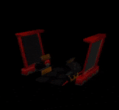 The animation for the red fence model.